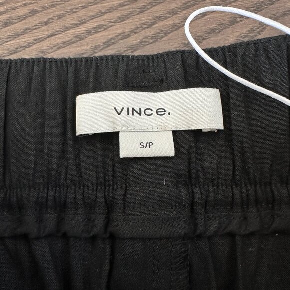 Vince Belted Linen-Blend Pants - Picture 9 of 13